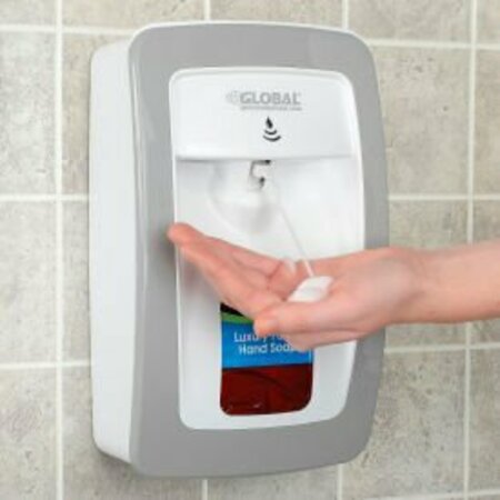 KUTOL PRODUCTS GEC&#153; Automatic Dispenser for Foam Hand Soap/Sanitizer - White/Gray MSL09WH32GLO
